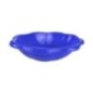 castron oval din plastic albastru pentru servit alimente la masă