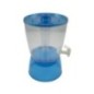 Dozator lichide plastic albastru 6L - Pentru sucuri naturale, ceai