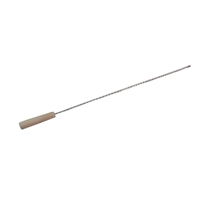 Frigăruie lungă cu mâner ergonomic din lemn, țepușă metalică esențială pentru preparate la jar, BBQ, frigărui și kebab, 78 cm