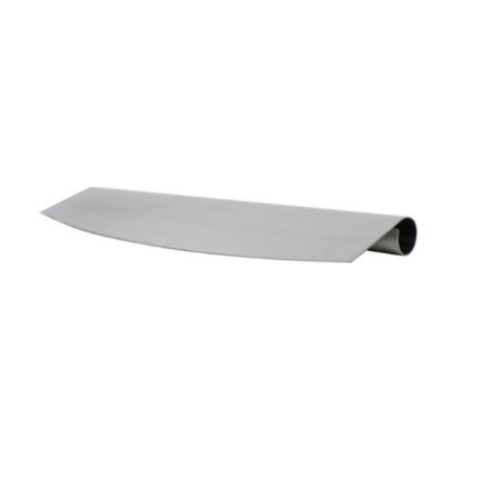 lamă profesională din inox pentru feliat pizza cu mâner curbat