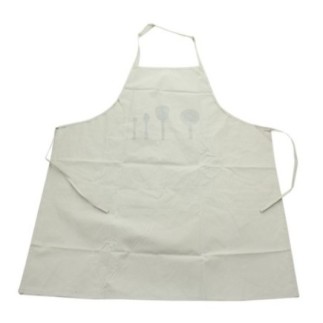 Șorț de bucătărie pentru gătit, protecție împotriva petelor și a stropilor de ulei, mărime universală, unisex, crem