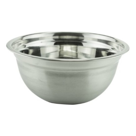 Bol din inox pentru bucătărie, utilizare versatilă, rezistent, practic și ușor de curățat, pentru preparare sau servire, 18 cm