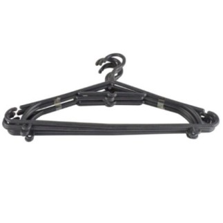 Set de umerașe pentru haine cu bară pentru pantaloni și cârlige pentru fuste, ideal pentru paltoane, cămăși și pantaloni, 5 buc