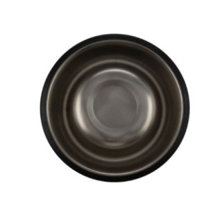 Bol inox pentru hrană câini și pisici cu garnitură antialunecare de silicon 1200 ml