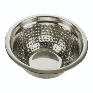 Bol din inox cu model texturat, rezistet și versatil, pentru gătit și servire, perfect în orice bucătărie, diametrul 20 cm
