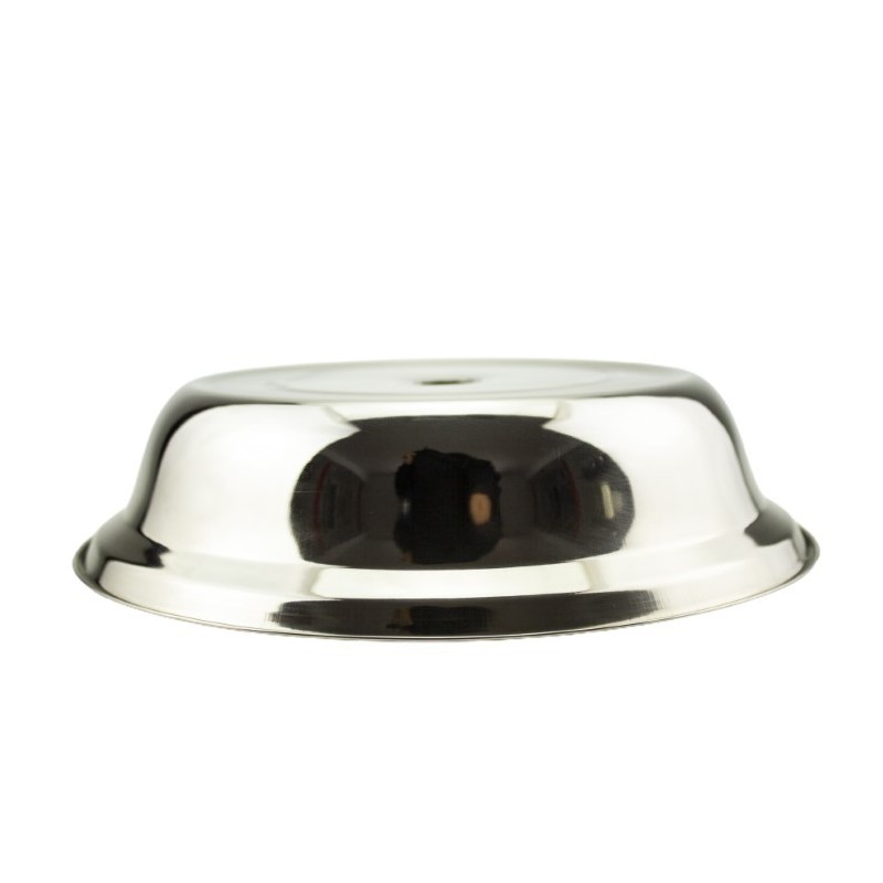 Capac inox pentru acoperirea farfuriilor, previne răcirea și protejează mâncarea, potrivit pentru restaurante și terase, Ø 27 cm