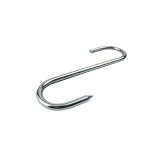 Cârlig 18cm, inox premium, accesoriu esențial pentru atârnarea și manipularea cărnii în procesul de procesare, uscare și afumare