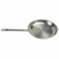 Tigaie gastro inox satinat, compatibilă cu inducție, ideală pentru prăjit și sotat, bază solidă pentru încălzire uniformă, 32 cm