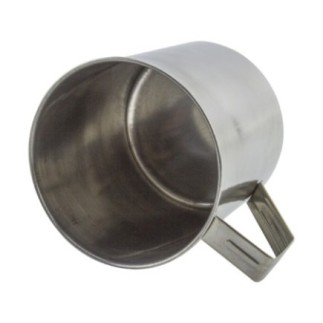 Cană din inox durabilă si rezistenta la temperaturi ridicate, ideală pentru utilizare intensă in drumeții și camping, 550 ml