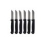 Set 6 cuțite inox 6cm - Curățat, decojit, feliat fructe/legume