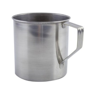 cană simplă cu mâner din oțel inoxidabil pentru camping