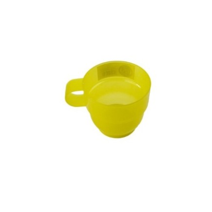 Cană din plastic cu mâner, compatibilă cu cuptorul cu microunde și mașina de vase, ideală pentru drumeții și camping, 320 ml