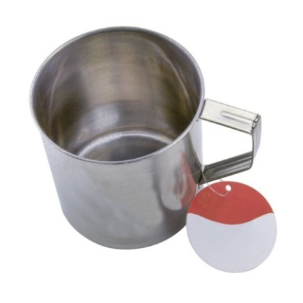 cană din inox de 500 ml cu toartă pentru picnic