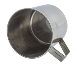 Cană din inox durabilă si rezistenta la temperaturi ridicate, ideală pentru utilizare intensă in drumeții și camping, 500 ml