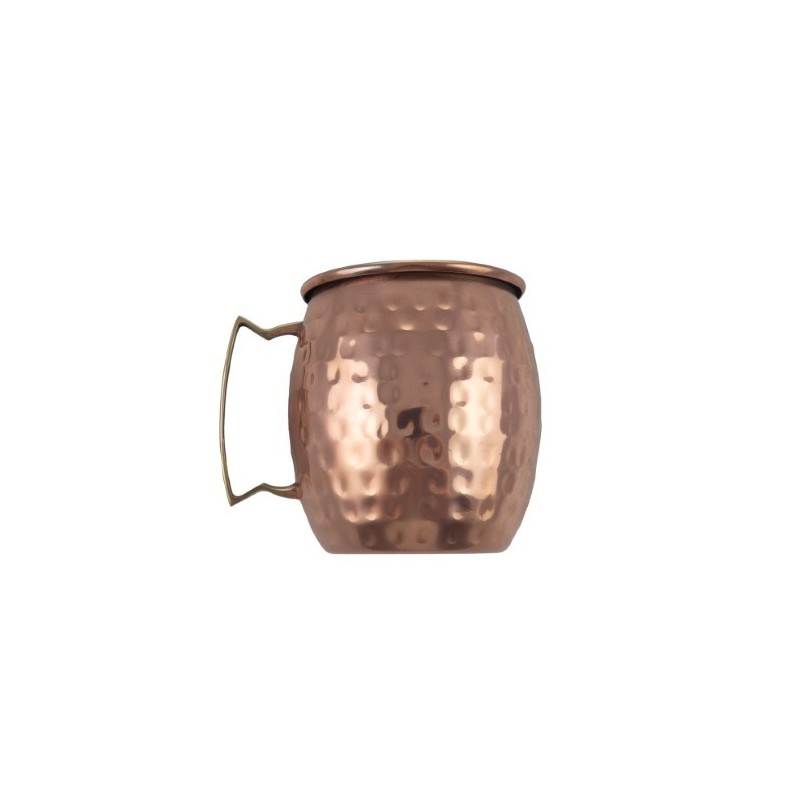 Cană aurie pentru cocktail sau bere tip butoiaș, moscow mule, 500 ml Cană aurie pentru cocktail sau bere tip butoiaș, moscow mule, 500 ml
