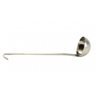 Polonic inox, cu mâner lung și design ergonomic, potrivit pentru porționarea exactă, ideal pentru sosuri și dressinguri 80 ml