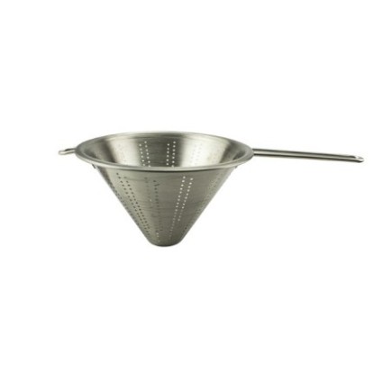 strecurător conic din inox cu un mâner și agățătoare