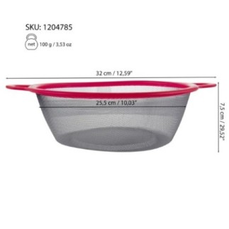 Strecurătoare rotundă plasă fină: Spălare, clătire și scurgere alimente