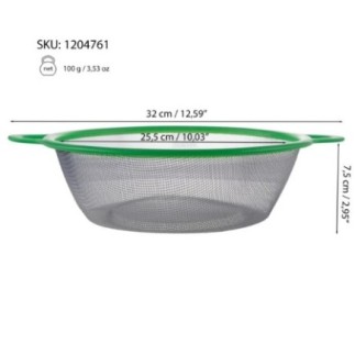 Strecurătoare rotundă plasă fină: Spălare, scurgere alimente rapid