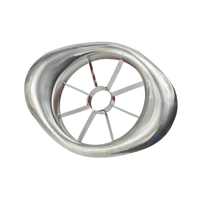 Feliator de fructe din inox, permite felierea rapidă și uniformă în 8 felii egale și îndepărtarea cotorului, pentru mere si pere Feliator de fructe din inox, permite felierea rapidă și uniformă în 8 felii egale și îndepărtarea cotorului, pentru mere si pere