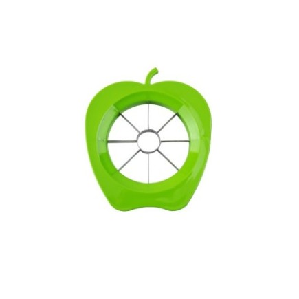 feliator cu ramă din plastic în formă de măr pentru 8 felii egale
