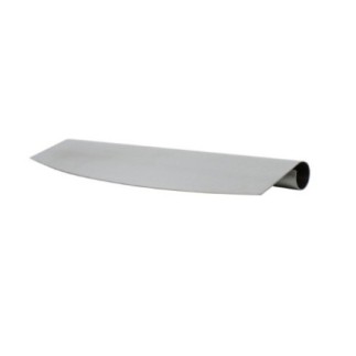 lamă profesională din inox pentru feliat pizza cu mâner curbat