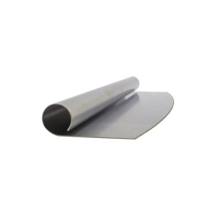 Lamă din inox pentru feliat pizza sau aluat, cu mâner ergonomic rotunjit, rocker cutter profesional pentru tăiere precisă