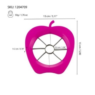 Feliator mere inox/plastic: Taie și decorează rapid, ideal pentru gustări