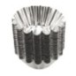 set 25 de forme tip coșuleț din tablă metalică stivuite pentru copt fursecuri