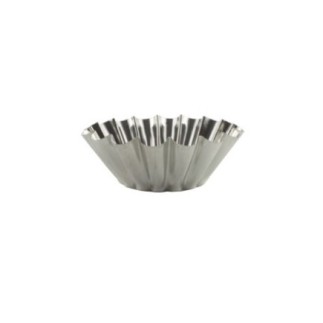 Formă de copt ondulată, din tablă cositorită, Ideală pentru produse de patiserie, prajituri, budinca, 0.125 kg