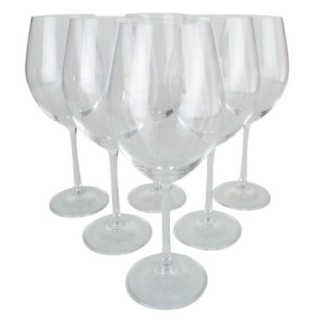 Set de pahare pentru vin roșu, 500ml, perfecte pentru aerarea optimă a vinurilor roșii cu arome complexe și bogate, 6 buc