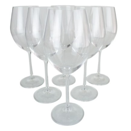 Set de pahare pentru vin roșu, 500ml, perfecte pentru aerarea optimă a vinurilor roșii cu arome complexe și bogate, 6 buc