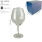 Set de pahare elegante pentru vin roșu, 700 ml, formă specială pentru aerare optimă și evidențierea aromelor complexe, 6 buc pahar bombat pentru vin roșu cu cutie ambalaj și dimensiuni trasate prin săgeți