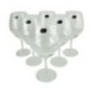 Set de pahare elegante pentru vin roșu, 700 ml, formă specială pentru aerare optimă și evidențierea aromelor complexe, 6 buc set 6 pahare cu picior și cupe bombate largi pentru vin roșu