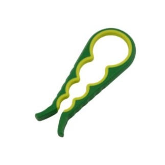 Desfăcător manual de capace pentru borcane și sticle, verde, patru mărimi, 23 cm