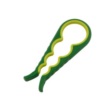Desfăcător manual de capace pentru borcane și sticle, verde, patru mărimi, 23 cm