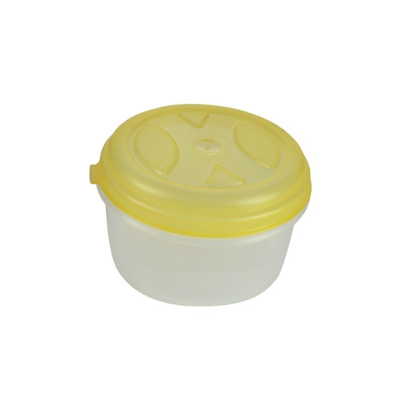 Caserolă pentru alimente rotundă cu capac bine fixat, pentru depozitat și transport, compatibil microunde și congelator, 430 ml Caserolă pentru alimente rotundă cu capac bine fixat, pentru depozitat și transport, compatibil microunde și congelator, 430 ml