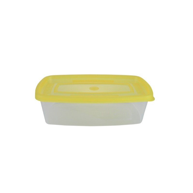 Caserolă pentru alimente, ovală, cu capac bine fixat, pentru depozitat și transport, compatibil microunde și congelator, 0.5L