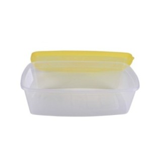 Caserolă pentru alimente, ovală, cu capac bine fixat, pentru depozitat și transport, compatibil microunde și congelator, 0.5L