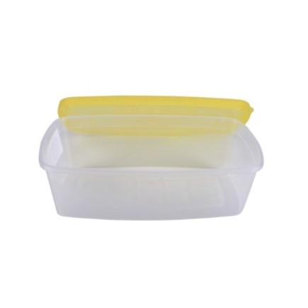 Caserolă pentru alimente, ovală, cu capac bine fixat, pentru depozitat și transport, compatibil microunde și congelator, 0.5L
