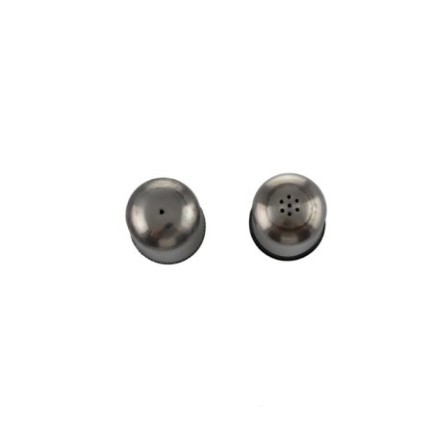 Set 2 recipiente de masă din inox pentru sare-piper sau alte condimente
