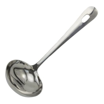 Mini polonic din inox, pentru porții mici, conceput pentru porționarea exactă a supelor, sosurilor sau a dressingurilor, 50 ml