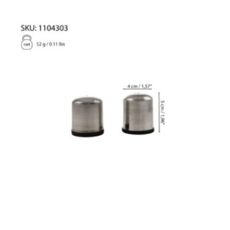 Set inox sare și piper - Design modern, esențial în bucătărie