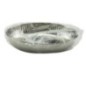 coș oval din inox pentru servit pâine la masă ambalat în punguță transparentă de plastic