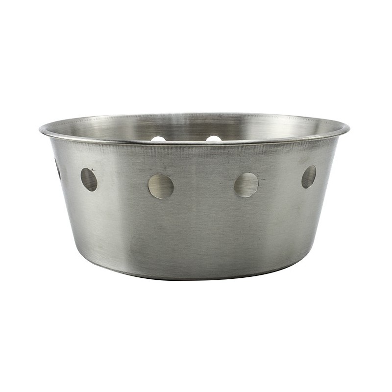 Coș pentru servit pâine, design perforat din inox, ideal pentru produse de patiserie, 18 cm Coș pentru servit pâine, design perforat din inox, ideal pentru produse de patiserie, 18 cm