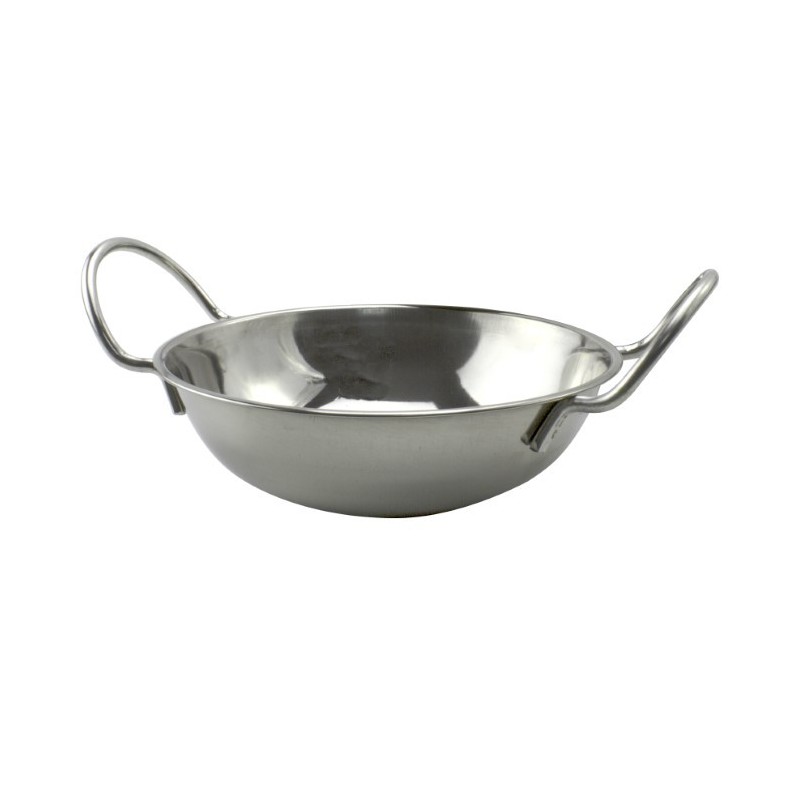 Coș pentru servit pâine, fructe sau gustări, rotund, din inox rezistent, cu mânere, perfect pentru restaurante și cantine, 17 cm Coș pentru servit pâine, fructe sau gustări, rotund, din inox rezistent, cu mânere, perfect pentru restaurante și cantine, 17 cm
