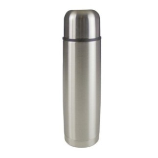termos cilindric din inox pentru băuturi cu capac