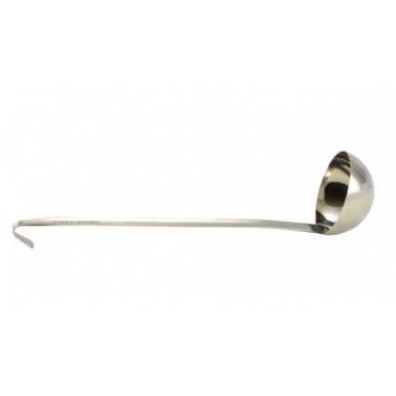 Polonic inox, cu mâner lung și design ergonomic, potrivit pentru porționarea exactă, ideal pentru sosuri și dressinguri 80 ml