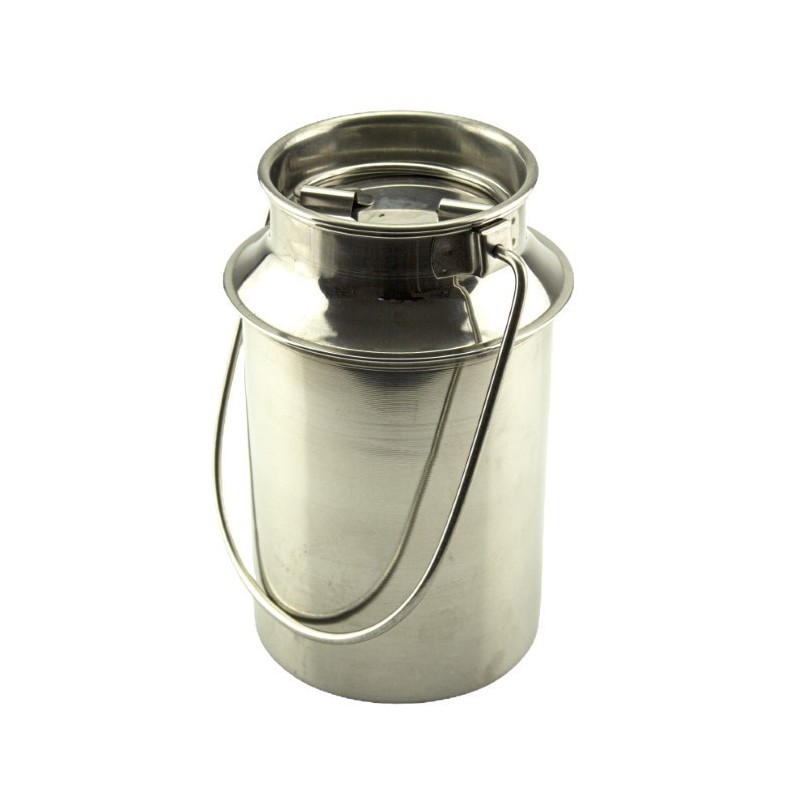 Bidon din inox, garniță cu mâner și capac pentru transport sau depozitat alimente precum lapte, smântână, untură și lichide 1.8L Bidon din inox, garniță cu mâner și capac pentru transport sau depozitat alimente precum lapte, smântână, untură și lichide 1.8L