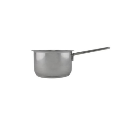 cratiță din inox cu un mâner pentru fiert ceai sau cafea